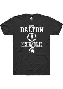 Regan Dalton  Michigan State Spartans Black Rally NIL Sport Icon Short Sleeve T Shirt