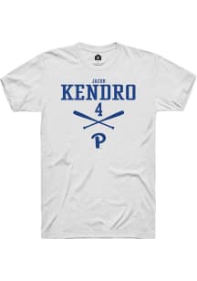 Jacob Kendro  Pitt Panthers White Rally NIL Sport Icon Short Sleeve T Shirt