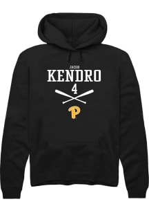 Jacob Kendro  Rally Pitt Panthers Mens Black NIL Sport Icon Long Sleeve Hoodie