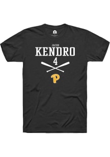 Jacob Kendro  Pitt Panthers Black Rally NIL Sport Icon Short Sleeve T Shirt