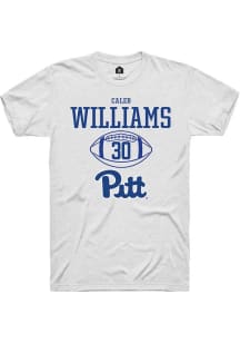 Caleb Williams  Pitt Panthers White Rally NIL Sport Icon Short Sleeve T Shirt
