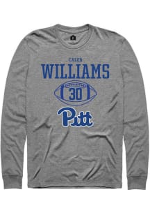 Caleb Williams  Pitt Panthers Graphite Rally NIL Sport Icon Long Sleeve T Shirt