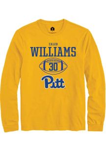 Caleb Williams  Pitt Panthers Gold Rally NIL Sport Icon Long Sleeve T Shirt