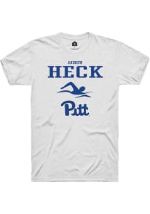 Andrew Heck  Pitt Panthers White Rally NIL Sport Icon Short Sleeve T Shirt
