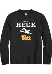 Andrew Heck  Pitt Panthers Black Rally NIL Sport Icon Long Sleeve T Shirt