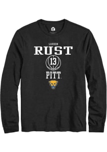 Lauren Rust  Pitt Panthers Black Rally NIL Sport Icon Long Sleeve T Shirt