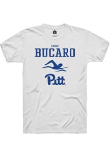 Emily Bucaro  Pitt Panthers White Rally NIL Sport Icon Short Sleeve T Shirt