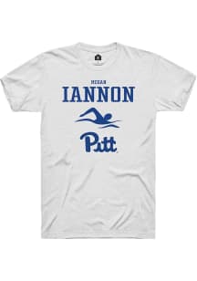 Megan Iannon  Pitt Panthers White Rally NIL Sport Icon Short Sleeve T Shirt