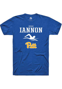 Megan Iannon  Pitt Panthers Blue Rally NIL Sport Icon Short Sleeve T Shirt