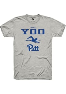 Olivia Yoo  Pitt Panthers Ash Rally NIL Sport Icon Short Sleeve T Shirt