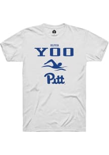 Olivia Yoo  Pitt Panthers White Rally NIL Sport Icon Short Sleeve T Shirt