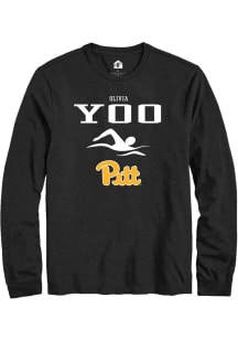 Olivia Yoo  Pitt Panthers Black Rally NIL Sport Icon Long Sleeve T Shirt