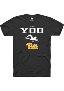 Olivia Yoo  Pitt Panthers Black Rally NIL Sport Icon Short Sleeve T Shirt