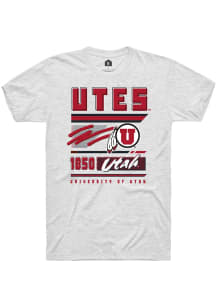 Rally Utah Utes White Retro Short Sleeve T Shirt