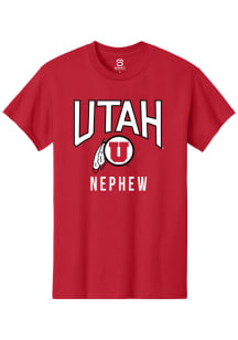 Summit Sportswear Utah Utes Red Nephew Short Sleeve T Shirt