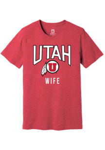 Summit Sportswear Utah Utes Cardinal Wife Short Sleeve T Shirt