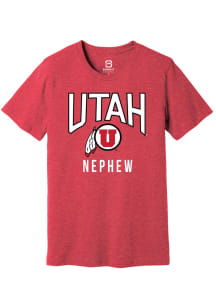 Summit Sportswear Utah Utes Cardinal Nephew Short Sleeve T Shirt