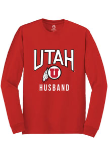 Summit Sportswear Utah Utes Red Husband Long Sleeve T Shirt