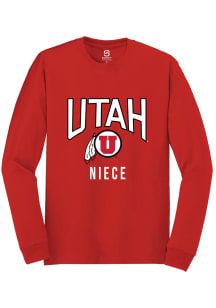 Summit Sportswear Utah Utes Red Niece Long Sleeve T Shirt