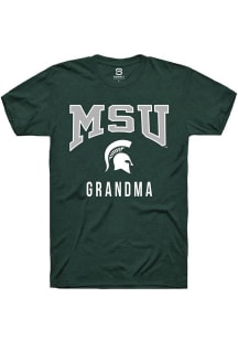 Summit Sportswear Michigan State Spartans Green Grandma Short Sleeve T Shirt