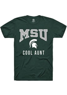 Summit Sportswear Michigan State Spartans Green Cool Aunt Short Sleeve T Shirt