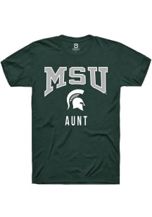 Summit Sportswear Michigan State Spartans Green Aunt Short Sleeve T Shirt