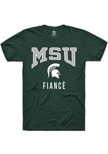 Summit Sportswear Michigan State Spartans Green Fiancé Short Sleeve T Shirt