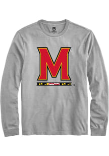 Summit Sportswear Maryland Terrapins Grey Primary Long Sleeve T Shirt