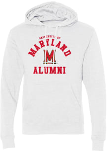 Summit Sportswear Maryland Terrapins Mens Ash Alumni Arch Long Sleeve Hoodie