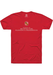 Summit Sportswear Maryland Terrapins Red School of Architecture, Planning and Preservation Short S..