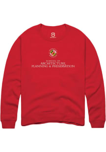 Summit Sportswear Maryland Terrapins Mens Red School of Architecture, Planning and Preservation Lo..