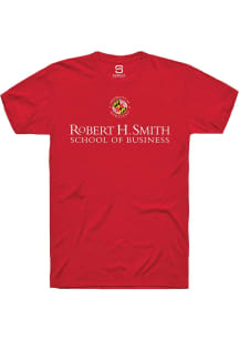 Summit Sportswear Maryland Terrapins Red Robert H. Smith School of Business Short Sleeve T Shirt