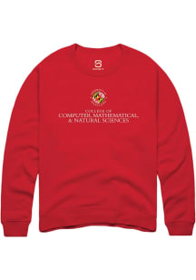 Summit Sportswear Maryland Terrapins Mens Red College of Computer, Mathematical, and Natural Scien..