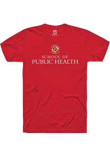 Summit Sportswear Maryland Terrapins Red School of Public Health Short Sleeve T Shirt
