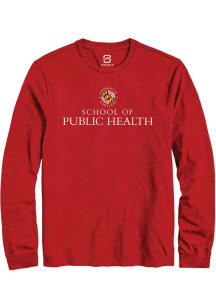 Summit Sportswear Maryland Terrapins Red School of Public Health Long Sleeve T Shirt
