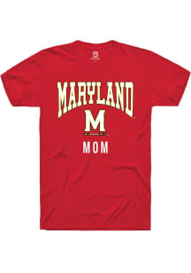 Summit Sportswear Maryland Terrapins Red Mom Short Sleeve T Shirt