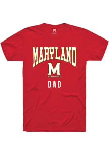 Summit Sportswear Maryland Terrapins Red Dad Short Sleeve T Shirt