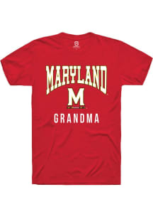 Summit Sportswear Maryland Terrapins Red Grandma Short Sleeve T Shirt