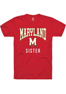 Summit Sportswear Maryland Terrapins Red Sister Short Sleeve T Shirt