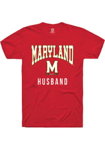 Summit Sportswear Maryland Terrapins Red Husband Short Sleeve T Shirt