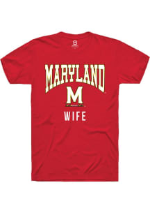 Summit Sportswear Maryland Terrapins Red Wife Short Sleeve T Shirt
