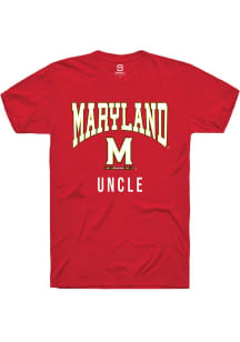 Summit Sportswear Maryland Terrapins Red Uncle Short Sleeve T Shirt