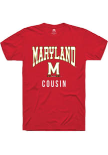 Summit Sportswear Maryland Terrapins Red Cousin Short Sleeve T Shirt
