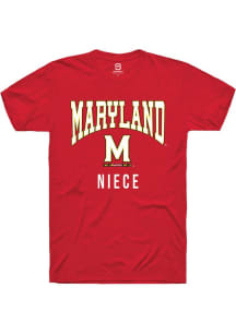 Summit Sportswear Maryland Terrapins Red Niece Short Sleeve T Shirt