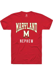 Summit Sportswear Maryland Terrapins Red Nephew Short Sleeve T Shirt