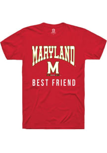 Summit Sportswear Maryland Terrapins Red Best Friend Short Sleeve T Shirt