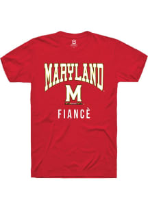 Summit Sportswear Maryland Terrapins Red Fiancé Short Sleeve T Shirt