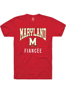 Summit Sportswear Maryland Terrapins Red Fiancée Short Sleeve T Shirt