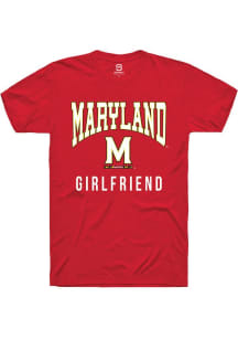 Summit Sportswear Maryland Terrapins Red Girlfriend Short Sleeve T Shirt