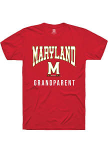 Summit Sportswear Maryland Terrapins Red Grandparent Short Sleeve T Shirt